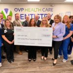 OVP Healthcare grant check